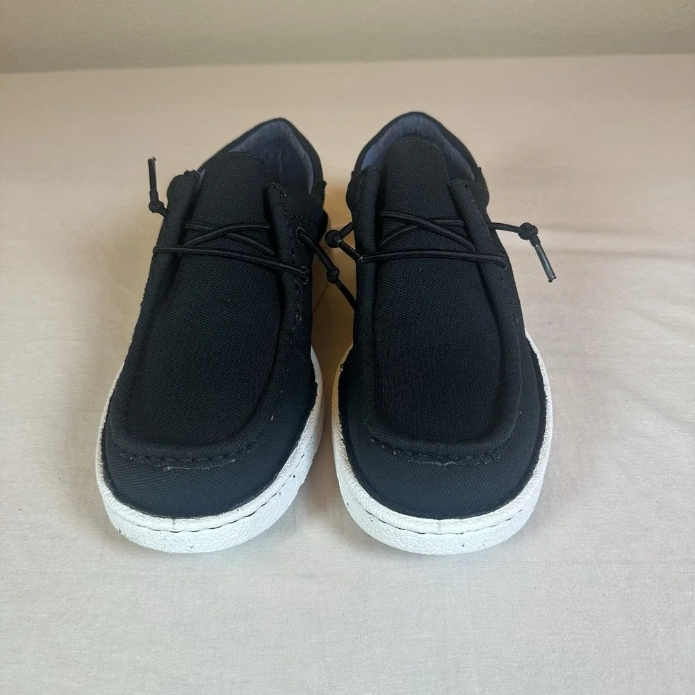 Justin Boots Hazer Black Slip On-JM338 Men's 7.5M New W/Box! Fast Shipping!